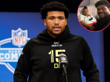 Derrick Harmon Reveals He Was By His Mom's Side When She Died on Draft Night