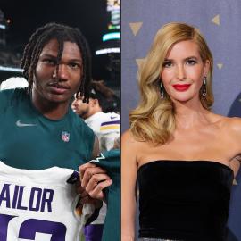 Eagles’ Eli Ricks Gushes Over 'Beautiful' Ivanka Trump After White House Visit