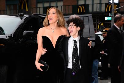 Jennifer Lopez and Emme Attend Broadway Premiere in Matching Looks: Photos