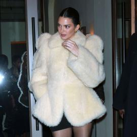 Kendall Jenner Flaunts Figure in a Butter Yellow Alo Set and Uggs