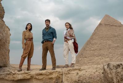 Watch Natalie Portman and John Krasinski Hunt for Immortality