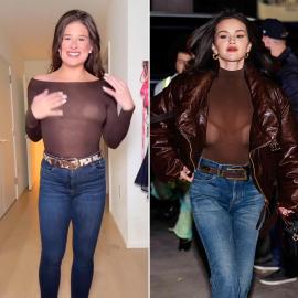 Remi Bader Channels Selena Gomez’s Date Night Outfit in Sheer Top