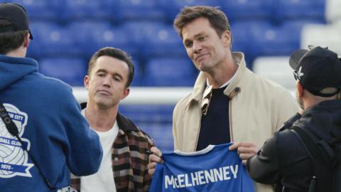 Tom Brady Drags Rob McElhenney for 'Always Sunny' Joke in 'Wrexham' Trailer