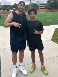 Travis Kelce Practices With Group of High School Players: 'Learned A Lot'