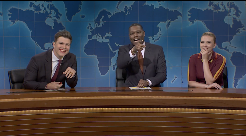 Scarlett Johansson Gets Revenge on Michael Che for Crude ‘SNL’ Joke