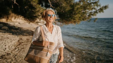 This $20 Foldable Beach Bag Is a Genius Summer Essential