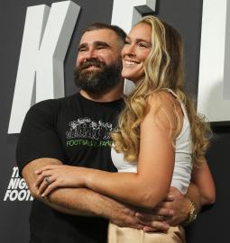 Jason and Kylie Kelce's Daughter Bennett Makes Up with Eagles Mascot