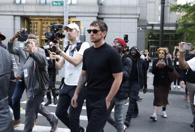 Cassie's Husband Alex Fine Supports Her in Court at Diddy Trial