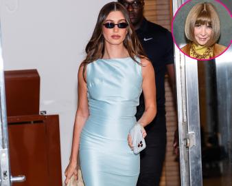 Hailey Bieber Revives Anna Wintour’s Little Gucci Dress From 1998