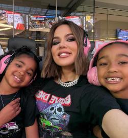 Khloe Kardashian Introduces Her Kids to ‘Cheetah Girls’ Starring Rob’s Ex