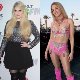Meghan Trainor Shows Off Major Weight Loss in Hot Pink Bedazzled Bra