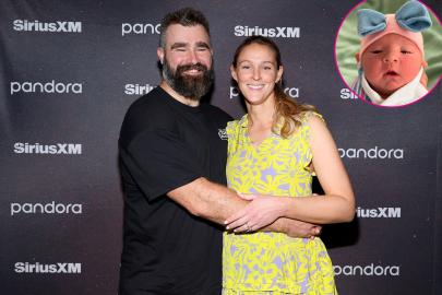 Kylie Kelce Jokes Baby Finn Looks Less 'Aggressively' Like Jason Now