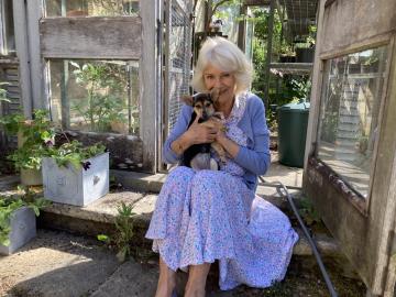 Queen Camilla Shares 1st Photo of New Rescue Dog Moley