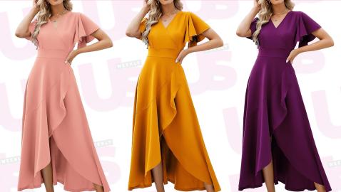 This Wedding Guest Dress Is Beyond Flattering for Women Over 40