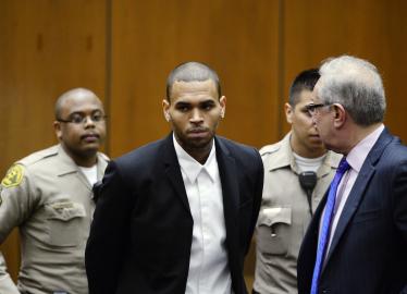 Chris Brown Pleads Not Guilty in U.K. Bottle-Throwing Incident