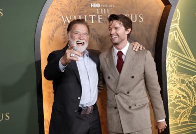 Arnold Schwarzenegger Recalls Seeing Son Patrick's 'Weenie' on 'White Lotus'