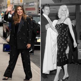 Mariska Hargitay Pays ‘Homage’ to Late Mom Jayne Mansfield in Beaded Suit