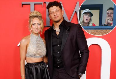 Patrick and Brittany Mahomes Enjoy Date Night at Women's College World Series