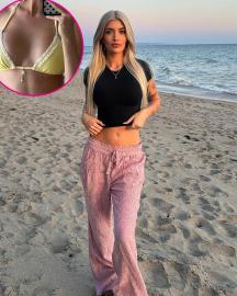 Sami Sheen Shows Off Her Curves in a Bikini Amid Breast Implant Illness