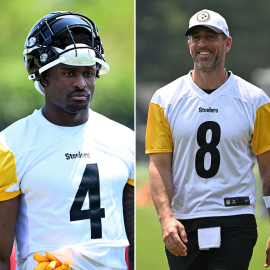 Steelers’ DK Metcalf Reveals Aaron Rodgers’ Unexpected Training Camp Habits