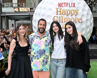 Who Do Adam Sandler’s Wife and Daughters Play in ‘Happy Gilmore 2’?