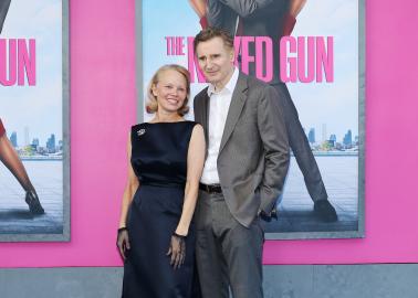 Liam Neeson Gushes Over ‘Terrific’ Girlfriend Pamela Anderson