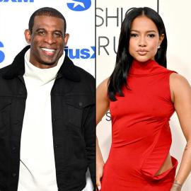 Karrueche Tran Helped Deion Sanders Take 1st Steps After Cancer Surgery