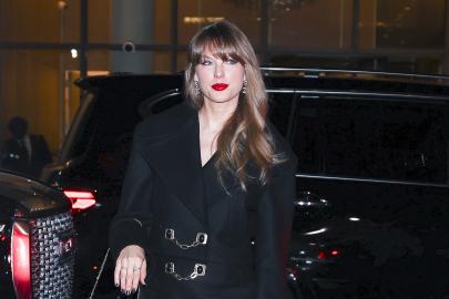 Taylor Swift Rocks Her Own Merch on Lunch Date With Travis Kelce