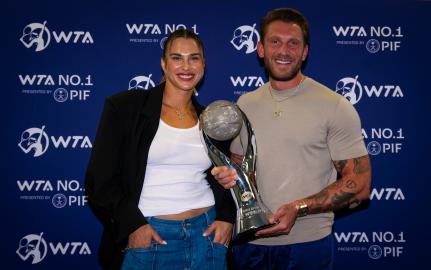 Tennis Champ Aryna Sabalenka and Boyfriend Georgios' Relationship Timeline