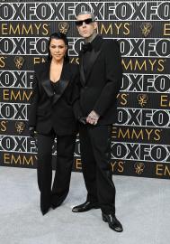 Kourtney Kardashian Effortlessly Wears Husband Travis Barker's Clothes