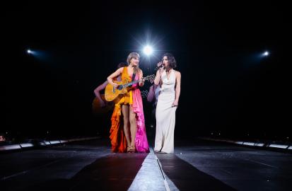 Gracie Abrams Stops Concert to Acknowledge Taylor and Travis' Engagement