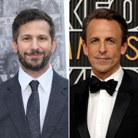 How Andy Samberg Reacted to Seth Meyers' Dog Frisbee's Death After Feud