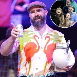 Taylor Swift Trolls Jason Kelce Over How He Acted Meeting the Royal Family