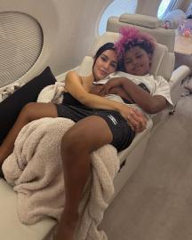 Kim Kardashian Jets Off to Cabo for Family Vacation on Kim Air