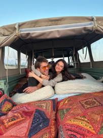 Shailene Woodley and Lucas Bravo Cuddle on Van Trip Amid Whirlwind Romance