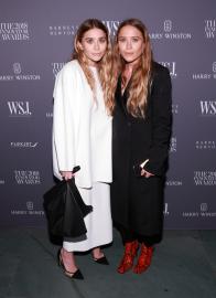 Mary-Kate and Ashley Olsen Look Casual Chic During Rare Sibling Sighting