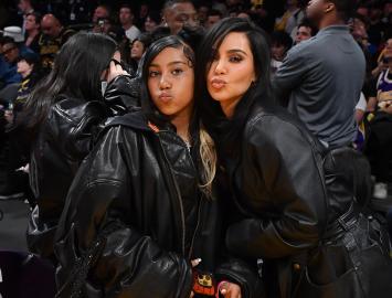 Kim Kardashian's Daughter North West Shows Off Edgy Style, Blue Pigtails