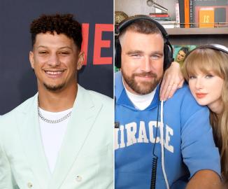 Patrick Mahomes, 'New Heights' React to Travis Kelce, Taylor Swift Engagement