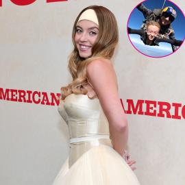 Sydney Sweeney Puts Her Curves on Display While Skydiving in a Fitted Outfit
