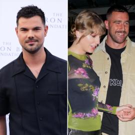 Taylor Swift's Ex Taylor Lautner Reacts to Travis Kelce Engagement