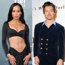 Zoe Kravitz Rocks Ab-Baring Dress After Being Spotted With Harry Styles