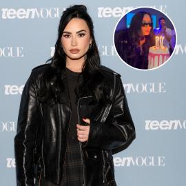 Demi Lovato Sizzles in Sexy Tiny Top for 33rd Birthday: Photos