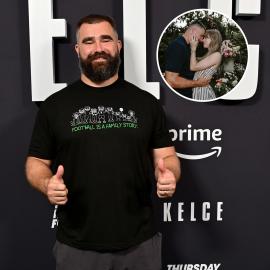 Jason Kelce Reacts to Taylor Swift and Travis Kelce's Engagement