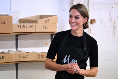 Kate Middleton Effortlessly Twists Her Mane Into an Updo With No Hair Tie