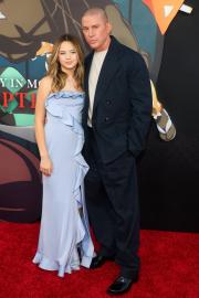 Channing Tatum Steps Out for Red Carpet Appearance With Daughter Everly, 12