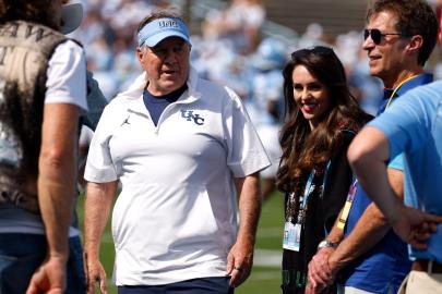 Jordon Hudson Spotted at Boyfriend Bill Belichick's UNC Game