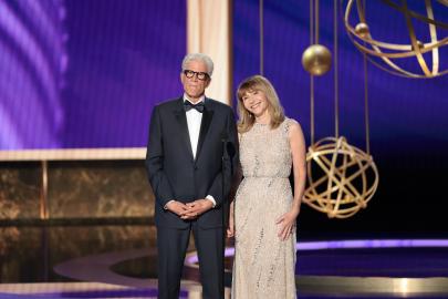 Ted Danson and Mary Steenburgen Accept Humanitarian Award at 2025 Emmys