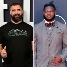 Jason Kelce Has Risque Reaction to NFL Star Jalen Carter’s Spitting Act