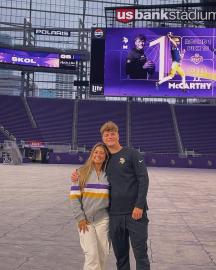 Vikings Quarterback J.J. McCarthy's Fiancee Katya Gives Birth to 1st Baby
