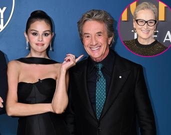 Selena Gomez Seemingly Caught Martin Short Texting Meryl Streep at Emmys